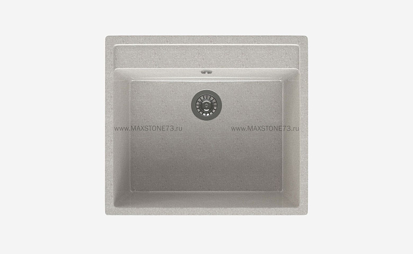 MAXSTONE Мойка глянцевая MS-21 (бежевая) 565*505*220